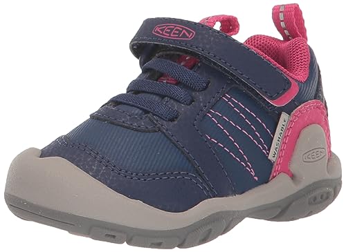 KEEN Knotch Peak Sneaker, Blue Depths Pink Peacock, 38 EU von KEEN