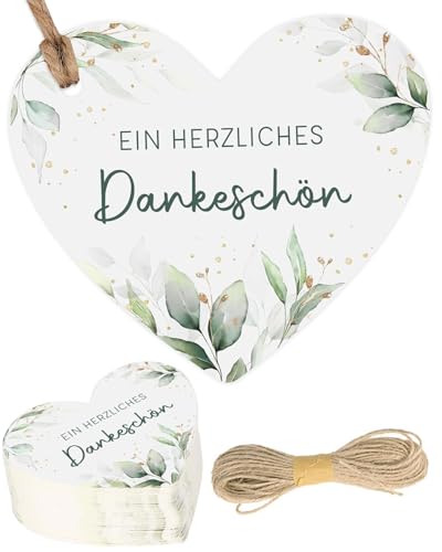 KEMUZ 50Pcs Danke Anhänger Herz Eukalyptus, 5cm Eukalyptus In Herzform Konfirmation Geschenk Danke Anhänger mit Schnur für Kommunion Hochzeit Geburtstag Taufe Etiketten Tags KEMUZ 50Pcs Danke Anhänger Herz Eukalyptus, 5cm Eukalyptus In Herzform Konfirmation Geschenk Danke Anhänger mit Schnur für Kommunion Hochzeit Geburtstag Taufe Etiketten Tags von KEMUZ