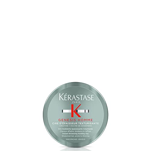 Kérastase Cire d'Épaisseur Texturisante Styling Wachs, Haarwachs für geschwächtes und ausgedünntes Haar, Genesis Homme, 75 ml von KERASTASE