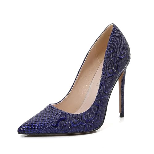 High Heels für Damen, Spitze Zehen, Satin-Pumps, Stiletto-Stil, Brautparty, Kleid, Abend, Hochzeit, Schuhe für Damen von KEROBGJFS