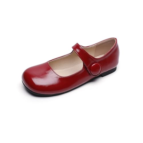 KEROBGJFS Damen-Mary-Jane-Schuhe, Damen-Ballerinas, Damen-Flats mit runder Zehenpartie in Weiß, Knöchelriemen-Flats für Damen, Bequeme Damen-Flats, Abendschuhe für Damen von KEROBGJFS