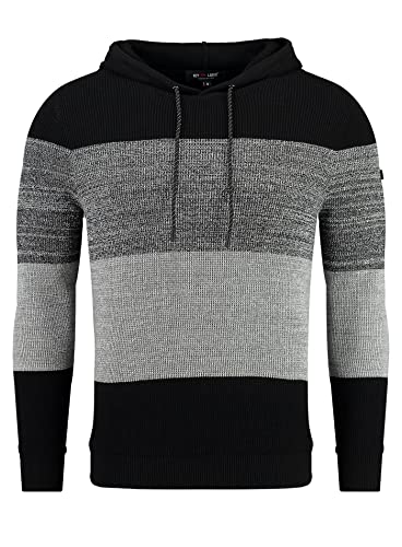 KEY LARGO Herren Julian Hoodie Pullover, Black (1100), L von KEY LARGO