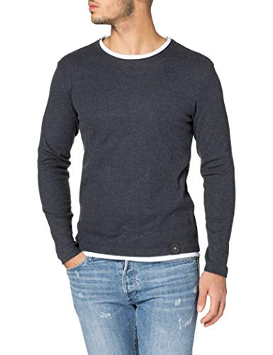 KEY LARGO Herren MSW Sarasota Sweatshirt, Anthra (1101), L von KEY LARGO