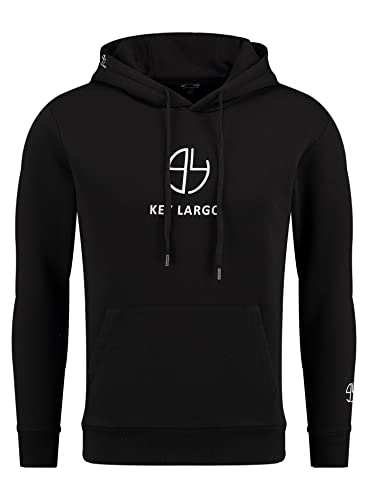 KEY LARGO Herren Member Hoody Sweatshirt, Black (1100), M von KEY LARGO