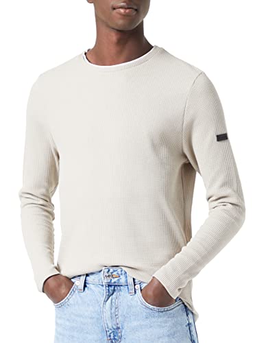 KEY LARGO Herren Stefano Round Sweatshirt, Sand (1005), S von KEY LARGO