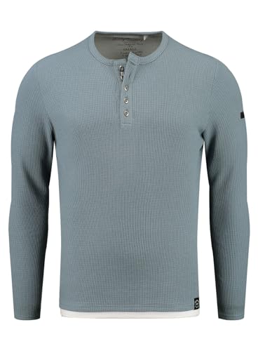 KEY LARGO Herren Shirt Sandro Rauchblau S von KEY LARGO