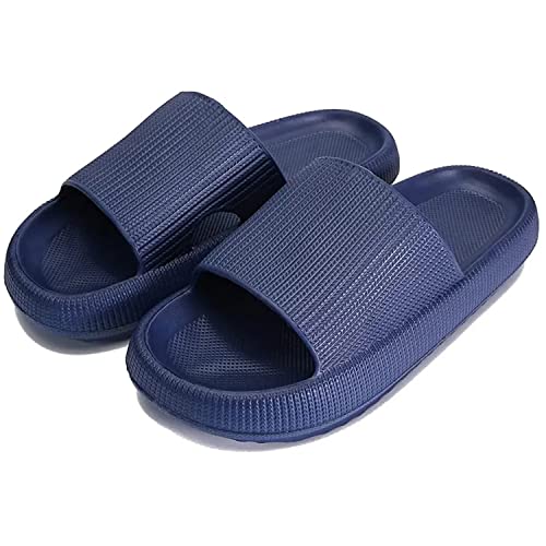 KEYUSHOP Cozislides Original Badeschuhe Damen Herren Kinder Super Weich Schlappi Schlappen Rutschfest Badelatschen Sommer Wolkenschuhe Hausschuhe Cozy Slides Plattform Badeschlappen Strand Flip Flops von KEYUSHOP