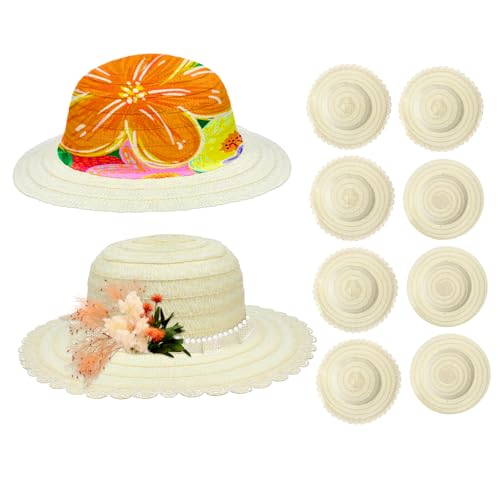 KICHOUSE Bastelset Für Jungen Und Mädchen Weiße Strohhüte Malset Lernspielzeug Für Kinder KICHOUSE Bastelset Für Jungen Und Mädchen Weiße Strohhüte Malset Lernspielzeug Für Kinder von KICHOUSE