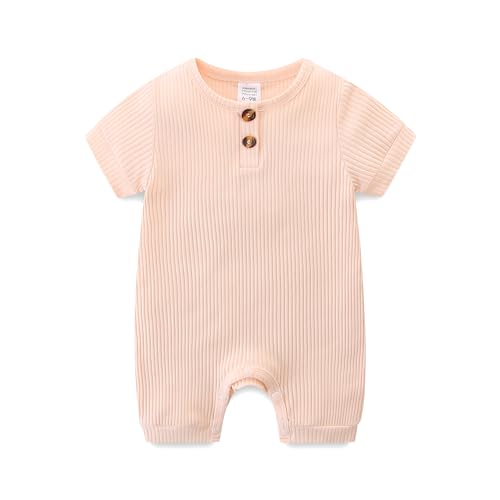 KIDDLETOWN Baby Strampler Neugeborene, Unisex Kurzarm Baby Schlafanzug, Baby Kleidung Jungen Mädchen Sommer Outfit, Kurzarm Schlafstrampler Schlafanzug, Kurz Baby Schlafanzug für 0-12 Monate KIDDLETOWN Baby Strampler Neugeborene, Unisex Kurzarm Baby Schlafanzug, Baby Kleidung Jungen Mädchen Sommer Outfit, Kurzarm Schlafstrampler Schlafanzug, Kurz Baby Schlafanzug für 0-12 Monate von KIDDLETOWN