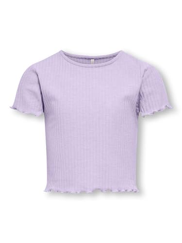 KIDS ONLY Mädchen Kognella S/S O-Neck Top Noos JRS T-Shirt, Pastel Lilac, 134-140 EU von KIDS ONLY