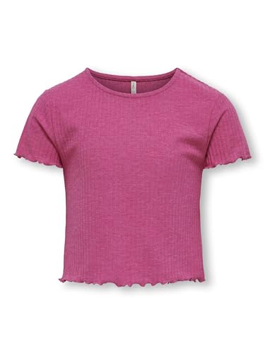 KIDS ONLY Mädchen Kognella S/S O-Neck Top Noos JRS T-Shirt, Raspberry Rose, 146-152 EU von KIDS ONLY