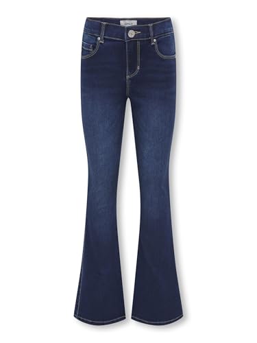 KIDS ONLY Mädchen Kogroyal Reg Flared DNM Pim0237 Noos Jeanshose, Dark Blue Denim, 134 EU KIDS ONLY Mädchen Kogroyal Reg Flared DNM Pim0237 Noos Jeanshose, Dark Blue Denim, 134 EU von KIDS ONLY