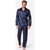 Witt Herren Pyjama, nachtblau von KINGsCLUB