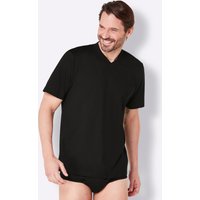 Witt Herren Shirt, schwarz + grau-meliert + marine von KINGsCLUB