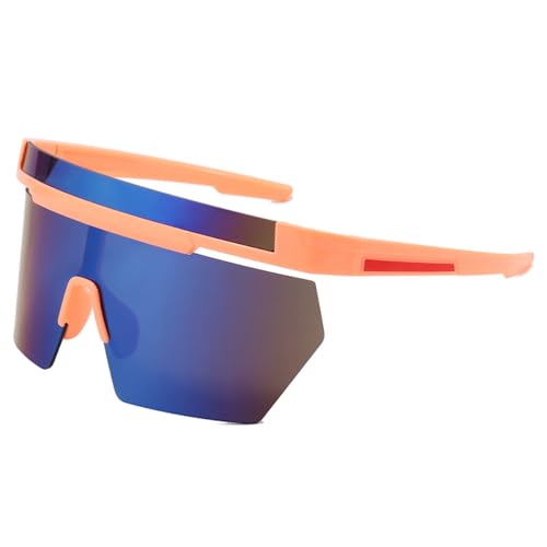 KINLYBO Sonnenbrille für Damen und Herren, modisch, übergroße Farbtöne, Sportbrillen, rosa, blau KINLYBO Sonnenbrille für Damen und Herren, modisch, übergroße Farbtöne, Sportbrillen, rosa, blau von KINLYBO