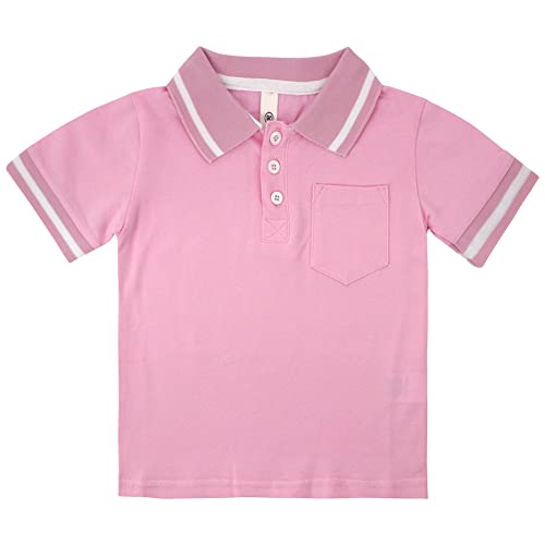 KISLOVE Poloshirt Jungen Kinder T Shirt Jungs,Rosa,4 Jahre von KISLOVE