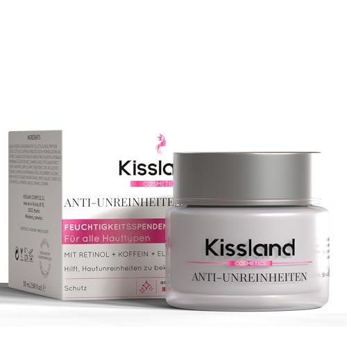 Gesichtscreme Damen mit Retinol, Koffein und Elastin 50 ml - Creme Zur Korrektur von Hautunreinheiten, Falten und Hautunreinheiten - Retinoide Creme mit Retinol Hochdosiert Gesichtscreme Damen mit Retinol, Koffein und Elastin 50 ml - Creme Zur Korrektur von Hautunreinheiten, Falten und Hautunreinheiten - Retinoide Creme mit Retinol Hochdosiert von KISSLAND