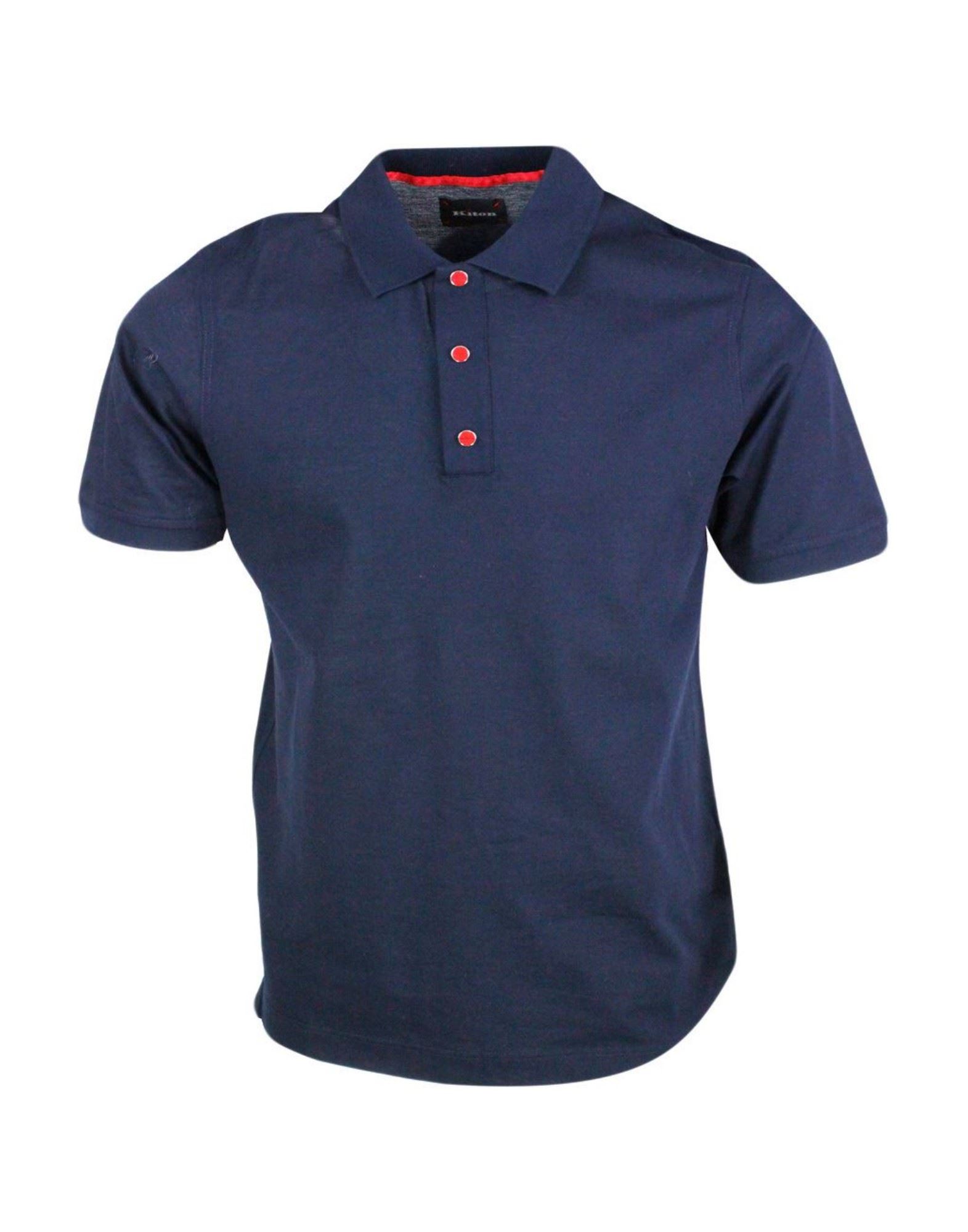 KITON Poloshirt Herren Marineblau von KITON