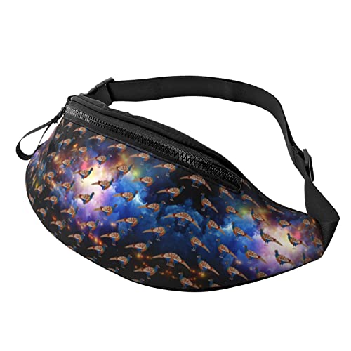 Bauchtasche Fasan Art Pattren, stilvolle Hüfttasche, Mehrzweck-Rucksack für Damen und Herren, Schwarz , Einheitsgröße, Hüfttaschen Bauchtasche Fasan Art Pattren, stilvolle Hüfttasche, Mehrzweck-Rucksack für Damen und Herren, Schwarz , Einheitsgröße, Hüfttaschen von KKKKKOUU