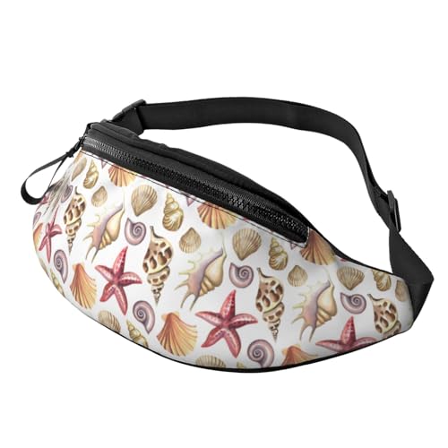 Crossbody-Tasche für Damen und Herren – Conch Shell No.J921 Bauchtaschen für Damen und Herren, Umhängetasche, Schwarz , Einheitsgröße, Hüfttaschen Crossbody-Tasche für Damen und Herren – Conch Shell No.J921 Bauchtaschen für Damen und Herren, Umhängetasche, Schwarz , Einheitsgröße, Hüfttaschen von KKKKKOUU