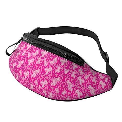 Gürteltasche, Brustkrebsbänder, stilvolle Hüfttasche, Mehrzweck-Rucksack für Männer und Frauen, Rosa, Schwarz , Einheitsgröße, Hüfttaschen Gürteltasche, Brustkrebsbänder, stilvolle Hüfttasche, Mehrzweck-Rucksack für Männer und Frauen, Rosa, Schwarz , Einheitsgröße, Hüfttaschen von KKKKKOUU