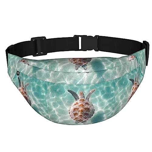Gürteltasche für Damen, Motiv: rote Pilze, niedliche Hüfttasche, leicht, Crossbody-Tasche zum Wandern, Laufen, Radfahren, Bergsteigen, Meeresschildkröte Schwimmen Ozeansee Schildkröte Schwimmen Ozean, Gürteltasche für Damen, Motiv: rote Pilze, niedliche Hüfttasche, leicht, Crossbody-Tasche zum Wandern, Laufen, Radfahren, Bergsteigen, Meeresschildkröte Schwimmen Ozeansee Schildkröte Schwimmen Ozean, von KKKKKOUU