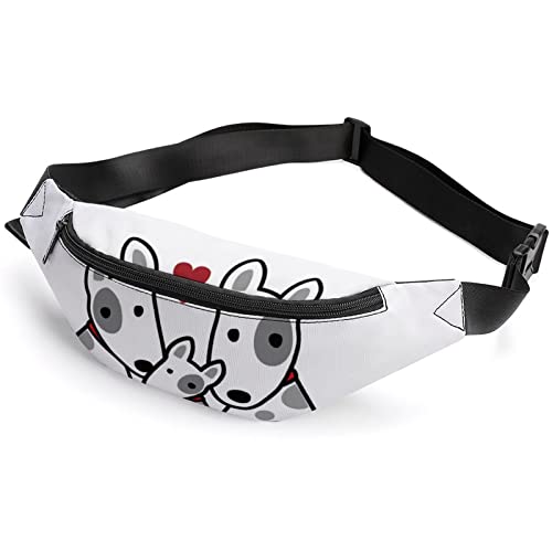 Gürteltasche für Erwachsene und Kinder, Motiv: Erdbeer-Unkrautblätter, Sportgürteltasche für Männer und Frauen, Terrier Dog Family, Einheitsgröße, Hüfttaschen Gürteltasche für Erwachsene und Kinder, Motiv: Erdbeer-Unkrautblätter, Sportgürteltasche für Männer und Frauen, Terrier Dog Family, Einheitsgröße, Hüfttaschen von KKKKKOUU