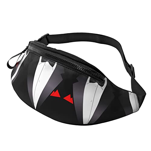 Gürteltasche mit Fliege, Clipart Smoking, stilvolle Hüfttasche, Mehrzweck-Rucksack für Damen und Herren, Schwarz , Einheitsgröße, Hüfttaschen Gürteltasche mit Fliege, Clipart Smoking, stilvolle Hüfttasche, Mehrzweck-Rucksack für Damen und Herren, Schwarz , Einheitsgröße, Hüfttaschen von KKKKKOUU