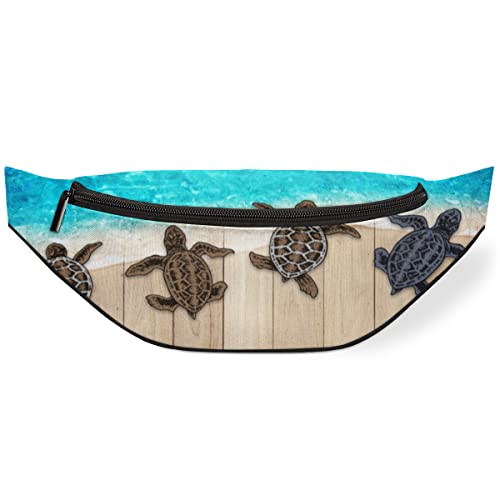 Gürteltasche mit Meeresschildkröte, für Damen und Herren, Strand, aus Holz, verstellbarer Gürtelriemen für Reisen, Laufen, Wandern, Wandern, Radfahren, Schwarz , Einheitsgröße, Hüfttaschen Gürteltasche mit Meeresschildkröte, für Damen und Herren, Strand, aus Holz, verstellbarer Gürtelriemen für Reisen, Laufen, Wandern, Wandern, Radfahren, Schwarz , Einheitsgröße, Hüfttaschen von KKKKKOUU