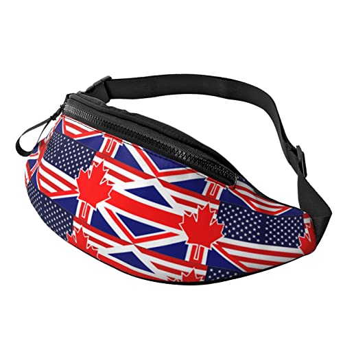 Gürteltasche mit Nordflagge, stilvolle Hüfttasche, Mehrzweck-Tragerucksack für Damen und Herren, Schwarz , Einheitsgröße, Hüfttaschen Gürteltasche mit Nordflagge, stilvolle Hüfttasche, Mehrzweck-Tragerucksack für Damen und Herren, Schwarz , Einheitsgröße, Hüfttaschen von KKKKKOUU