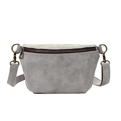 KL928 Damen Herren Unisex Hüfttasche Bauchtasche Brusttasche Medium aus weichem Kunstleder von KL928