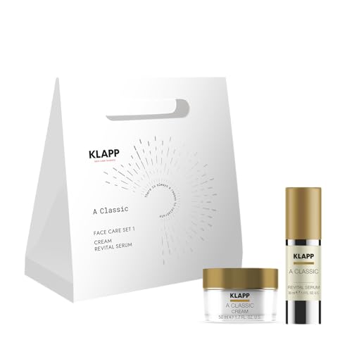 KLAPP Cosmetics - A Classic Face Care Set I (Cream + Serum) - Christmas 2023 (Cream 50ml + Revital Serum 30ml) von KLAPP