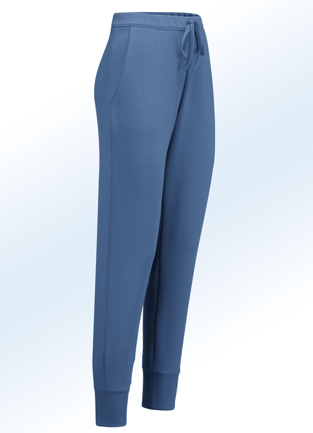 Jerseyhose im stadttauglichen Joggpant-Style, Jeansblau, Größe 46 von KLAUS MODELLE