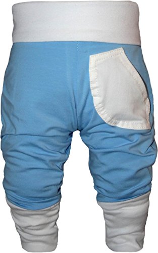 KLEINER FRATZ Baby Pumphose (Farbe hellblau-Weiss) (Größe 92-104) von Kleiner Fratz