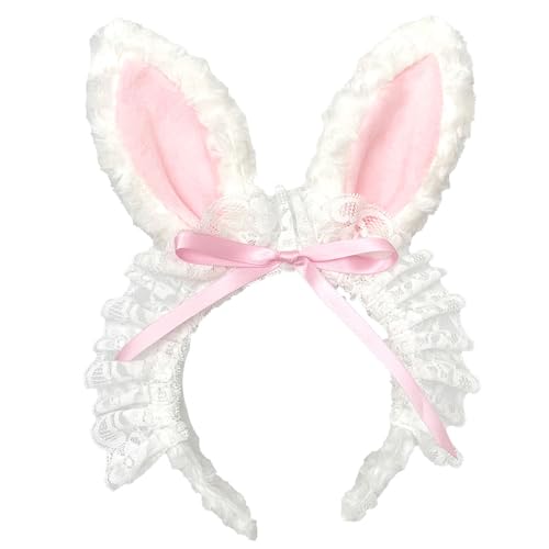 Langes Hairhoop Spitze Plüsch Haarband Animations Requisiten Kopfschmuck Damen Maskerade Zubehör Niedliches Haar Accessoire Mädchen Haarband Kinder Haar Accessoire von KLOVA