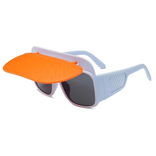 Sonnenbrille Mit Polarisierten Gläsern Kinderbrille Junge Hiphops Trend Angel Sonnenbrille Mit Abnehmbarem Sonnenschutz Für Kleinkinder Sonnenbrille Für Kinder Polarisiert von KLOVA