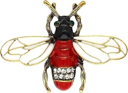 Insekten Brosche Bienen Brosche Dekorative Brosche,Einzigartige Kristall Brosche,Mode Strass Brosche,Pin Anstecker,Accessoires Schmuck Geschenke von KLUFO