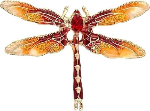 Insekten-Broschen Libellen-Broschen, einzigartige Kristall-Broschen, modische Strass-Broschen, Anstecknadeln, Accessoires Schmuck Geschenke von KLUFO