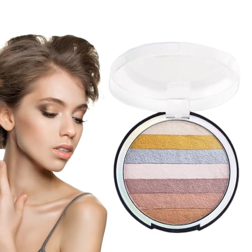 Matte Glitzer-Make-up-Palette,Matte Makeup Lidschatten Palle | 7 Farben Make-up-Lidschatten, leuchtende Augen-Make-up-Palette für Frauen und Mädchen, Geburtstagsgeschenke Klufo von KLUFO