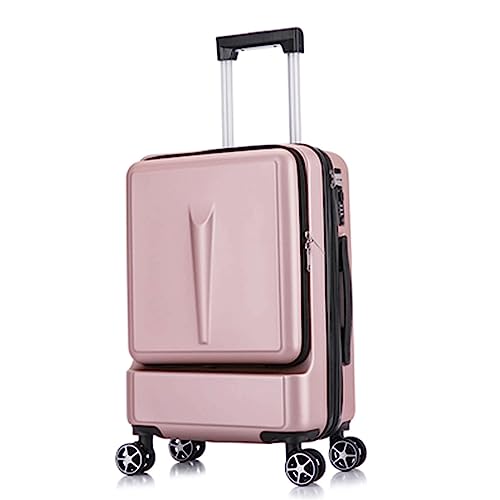 KMAYVIEW Handgepäckkoffer, Trolley-Koffer mit Vorderöffnung und Rollen, Koffer für Männer und Frauen, geeignet für Urlaub und Reisen von KMAYVIEW