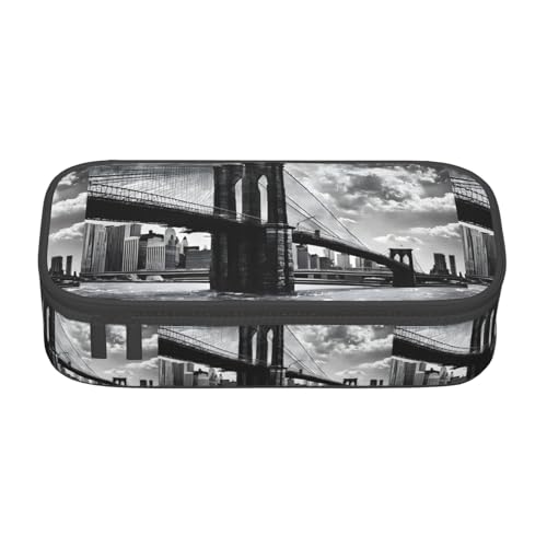 KMNHBGF Brooklyn Bridge Reißverschluss-Tasche, Organizer, Reisebox, Organizer für Männer, Frauen, Erwachsene, Schwarz, Einheitsgröße, modisch, Schwarz , Einheitsgröße, modisch KMNHBGF Brooklyn Bridge Reißverschluss-Tasche, Organizer, Reisebox, Organizer für Männer, Frauen, Erwachsene, Schwarz, Einheitsgröße, modisch, Schwarz , Einheitsgröße, modisch von KMNHBGF