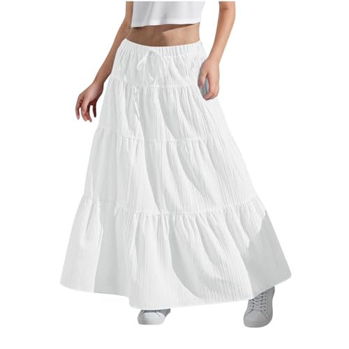 KODMNSW Maxirock Teenager Mädchen Langer Rock Faltenrock mit Fliege Maxi Skirt Elastischer Bund Breitersaum Röcke Lang Sommer Leichte Kinder Tellerrock Strandrock Angebote des Tages Heute Beige 140 KODMNSW Maxirock Teenager Mädchen Langer Rock Faltenrock mit Fliege Maxi Skirt Elastischer Bund Breitersaum Röcke Lang Sommer Leichte Kinder Tellerrock Strandrock Angebote des Tages Heute Beige 140 von KODMNSW