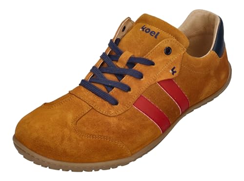 KOEL Barefoot Herrenschuhe - Sneakers ILO Suede ocra, Größe:44 EU, 25X001.301-710 von KOEL