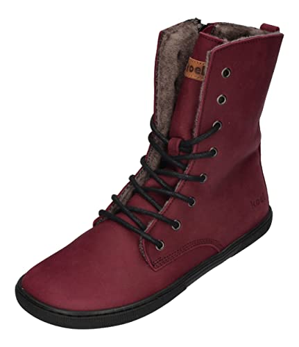 KOEL Damen Barefoot Booties mit Lammwolle FARO - bordo, Größe:43 EU von KOEL