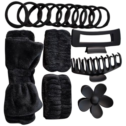 Make-up-Set für Dusche, Sport, Hautpflege, einzigartiges Stirnband mit Schleife und Armbändern, Haarspangen-Set für Hautpflege Make-up-Set für Dusche, Sport, Hautpflege, einzigartiges Stirnband mit Schleife und Armbändern, Haarspangen-Set für Hautpflege von KOGMMYSEVP
