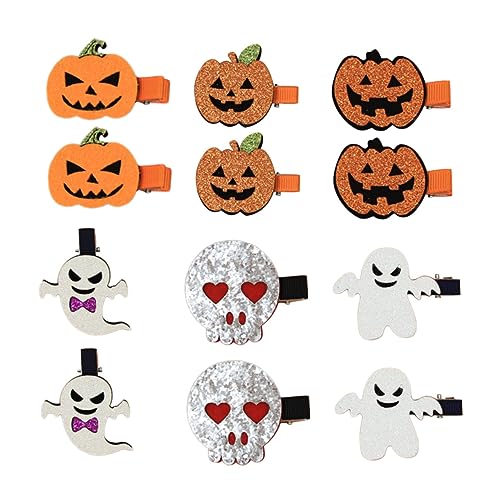 KOMBIUDA 12St Schleife Haarspange Haarspangen für Kinder Abschlussball Requisiten halloween haarspangen haarspange halloween Haarklammer Haarnadel modischer Kopfschmuck Karikatur Stirnband von KOMBIUDA