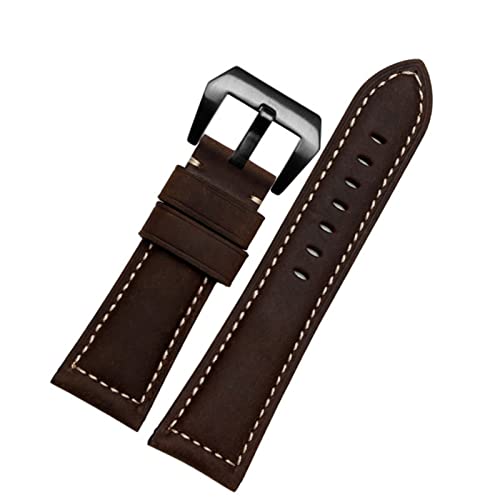 KOSSMA Uhrenarmband aus echtem Leder, Retro-Stil, für Panerai PAM111 441, Rindsleder, 20 mm, 22 mm, 24 mm, 26 mm, 20 mm, Achat von KOSSMA