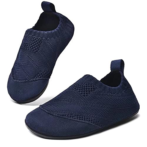 KOWAYI Hausschuhe Kinder Jungen Hausschuhe Mädchen Barfussschuhe Baby Lauflernschuhe Barfuß Kindergarten Badeschuhe Puschen Hüttenschuhe-SHLAN-19 von KOWAYI