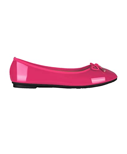 KRISP Damen Klasssische Ballerinas Lack Balerinaschuhe Flach Damenschuhe;Fuchsia;36;3701-FUS-3 von KRISP