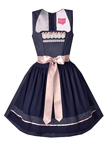 Krüger Dirndl Mini Marina dunkelblau, Gr. 34 von Krüger